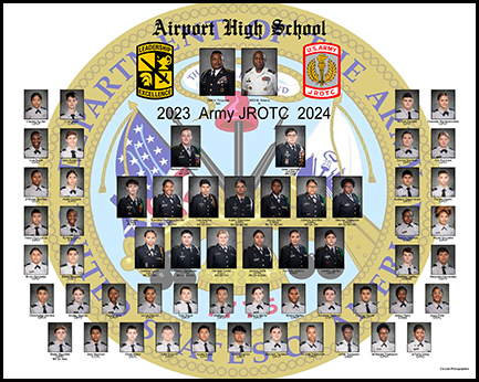 Airport HS, Airport High School, Airport HS JROTC, JROTC, Army JROTC, composite, fraternity composite, sorority composite, university, university composite, college composite